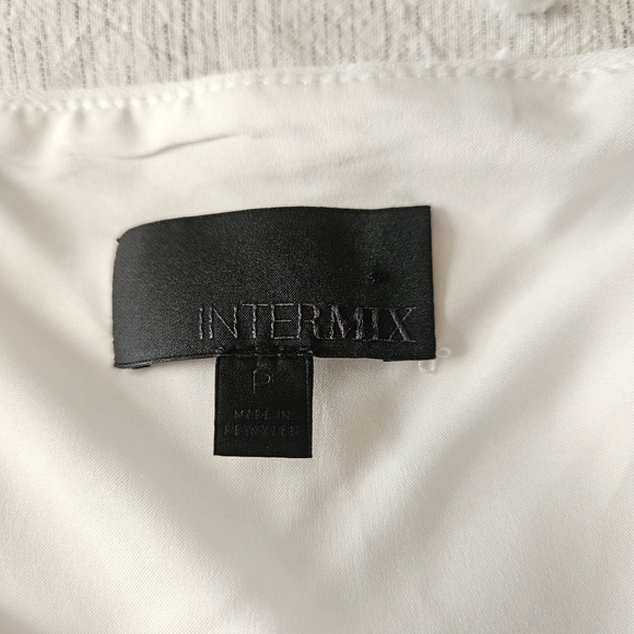 Intermix Dover Flounce Skirt Asymetrical White Size Small - Picture 8 of 13